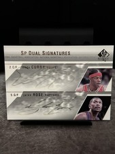 2003-04 SP Authentic SP Dual Signatures Jalen Rose /Eddy Curry #CR-A Auto‼️⭐️