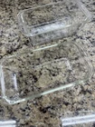 2x Vintage PYREX Loaf Pans 213 Clear Glass Bread Baking Dish Made in USA