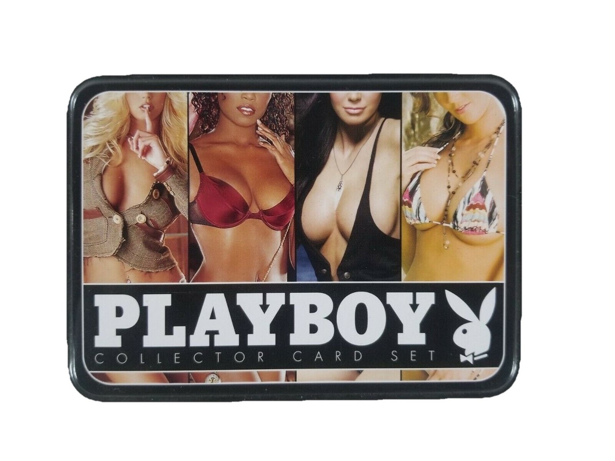 PLAYBOY COLLECTOR Playing Card SET - 2 DECKS In Metal Box | eBay