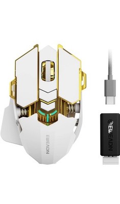 EWEADN G5 Wireless Gaming mouse, 12800 Adjustable DPI Ergonomic Mouse with 6 RGB