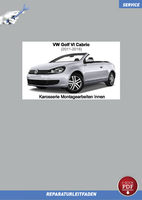PDF VW Golf 6 Cabrio (11-16) Reparaturanleitung Karosserie Innen