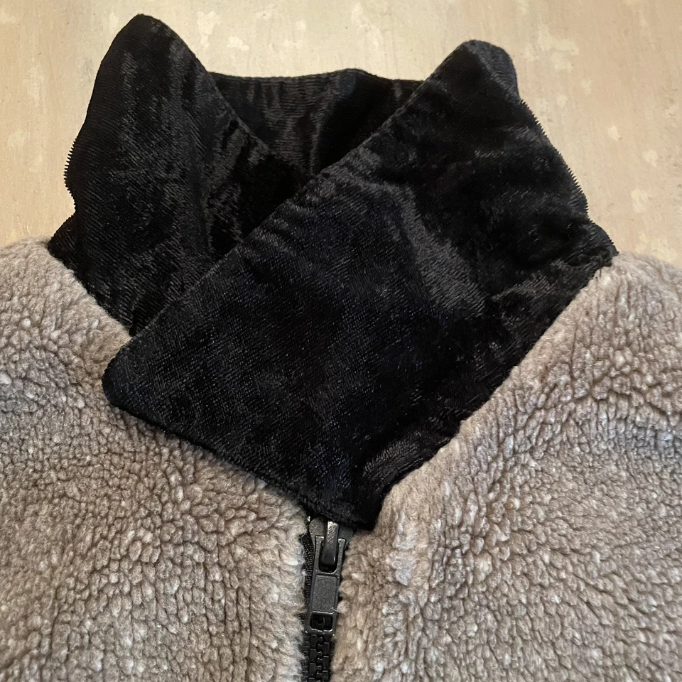 Chaqueta polar vintage de los 90 con estampado de caballo para correr ecuestre occidental hecha en EE. UU. mediana Foto 3 de 4