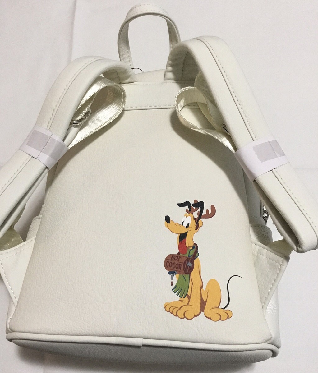Disney Parks Christmas Ski Resort Lodge Loungefly Backpack  display picture 1