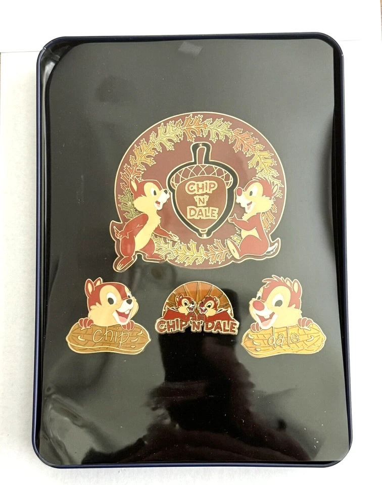 2006 DISNEY CHIP AND DALE SIGNATURE COLLECTION PIN SET LIMITED EDITION 750 - Image 3 of 4