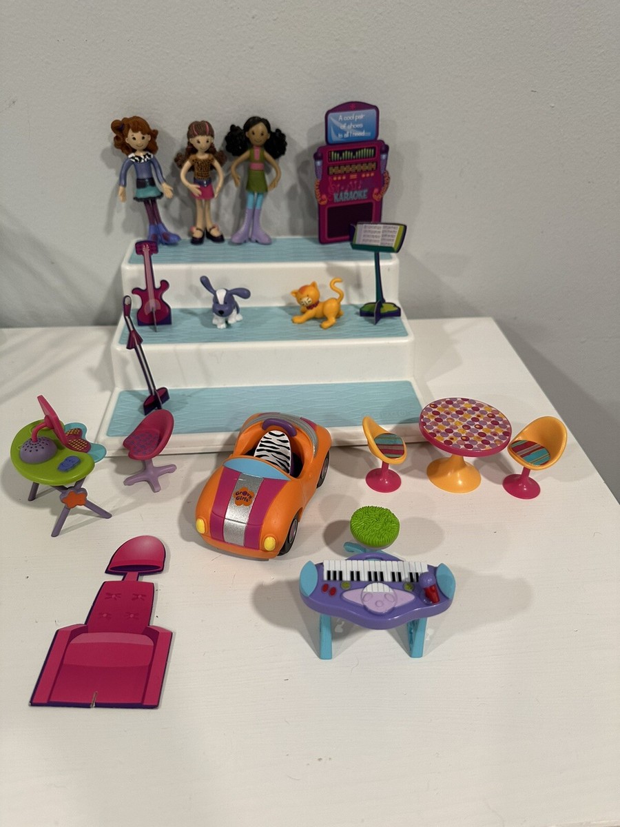 Groovy Girls Mini Dolls Table Chairs Desk Manhattan Toys Rare Lot