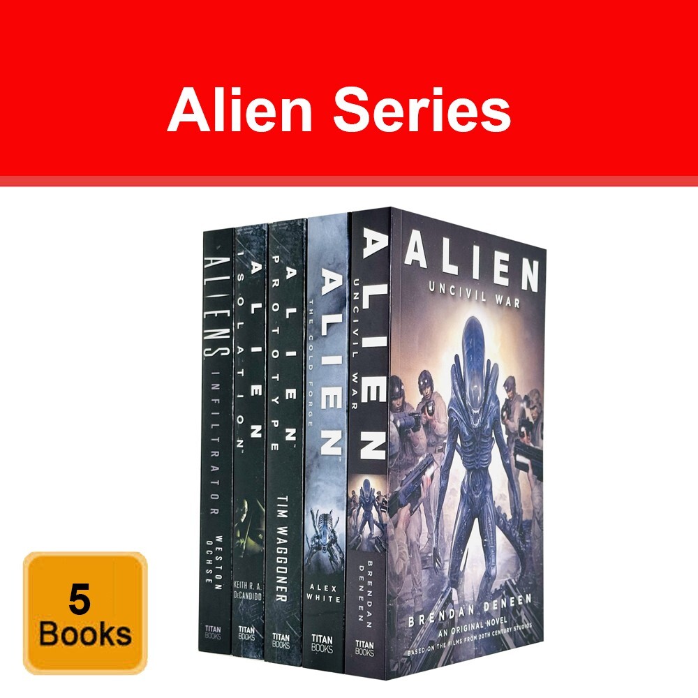 Alien Series 5 Books Collection Uncivil War, Cold Forge, Prototype, Isolation