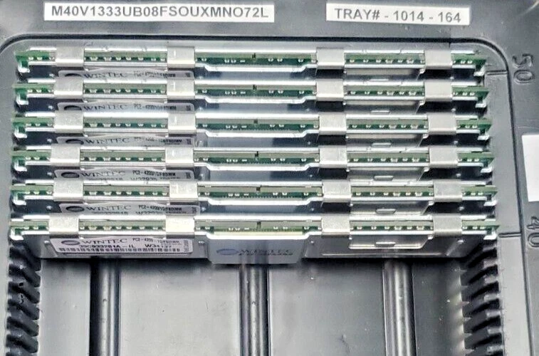 Lot of 6 Wintec Memory Ram 1GB D35173-001  server ram  DDR2-667MHz | PC2-5300 - Image 2 of 2