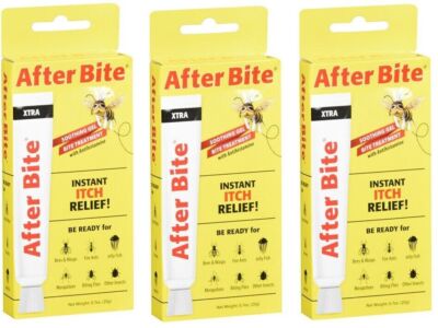 After Bite Extra Instant Soothing Itch Relief Gel 0.7 oz X 3 Packs