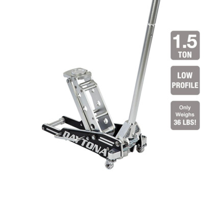 NEW DAYTONA 1.5 Ton Ultra-Low-Profile Lightweight High-Performance Aluminum Jack