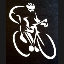 Road Bike Men Cyclist Car Decal Sticker. Triathlon . 4 Road Bike Men Cyclist Car Decal Sticker. Triathlon . 4