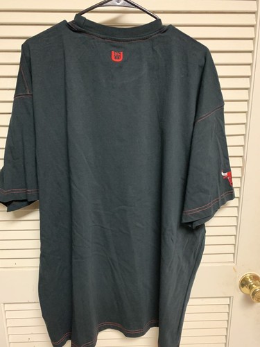 UNK Herren Chicago Bulls T-Shirt 2X-Large Erwachsene schwarz rot großes Logo - Bild 5 von 6