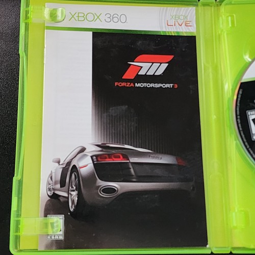 Forza Motorsport 3 Xbox 360 CIB, include manuale, testato e funzionante - Foto 7 di 24