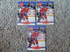 STEPHANE RICHER #156 - LOT OF 3 - 1990 PRO SET HOCKEY CARDS