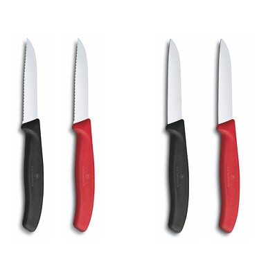 Gemüsemesser Obstmesser Küchenmesser Victorinox Messer 2/4/6 Stück gerade Klinge