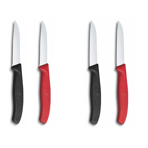Gemüsemesser Obstmesser Küchenmesser Victorinox Messer 2/4/6 Stück gerade Klinge