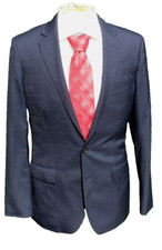 J.Crew Ludlow Loro Piana Super 120s Navy Blue 2-Btn Men SLIM FIT Blazer 40L EUC