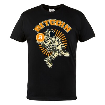 Bitcoin Krypto T Shirt Herren Kryptowährung BTC Blockchain Geschenk Shirt