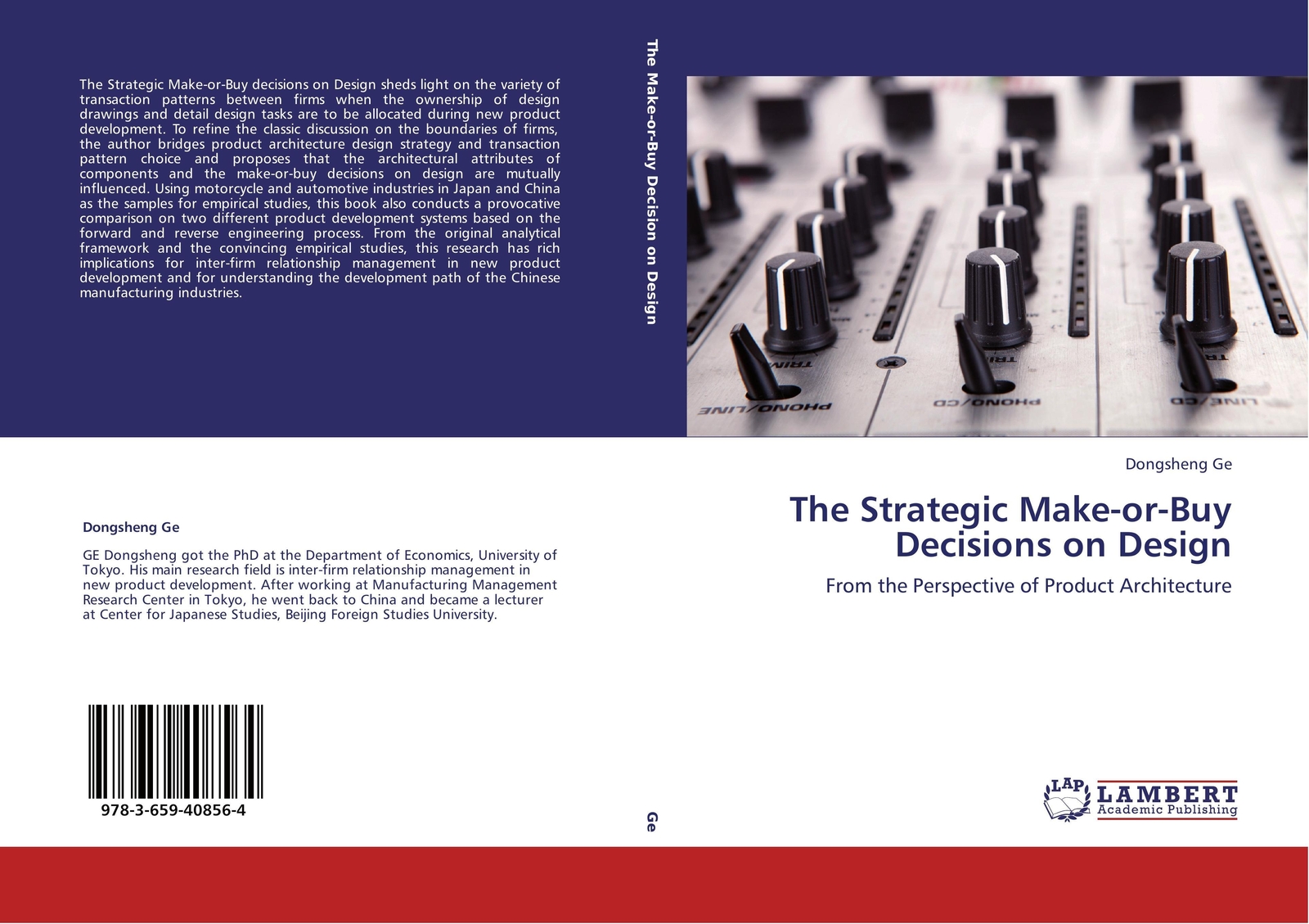 Thumbnail - The Strategic Make-or-buy Decisions On Design Dongsheng Ge Taschenbuch