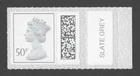 2022 SG V4750  50p Slate Grey M22L BARCODE Counter with Colour Margin / Tab MINT