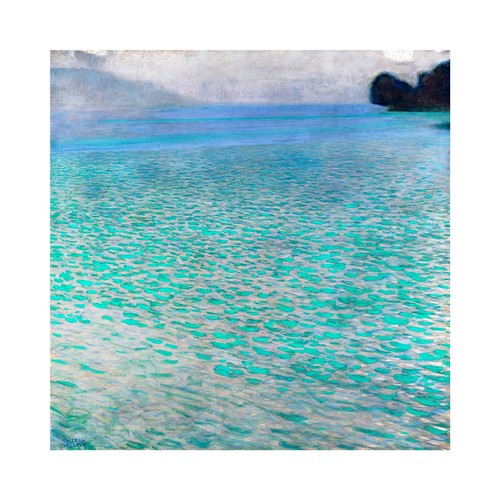 Gustav Klimt, Attersee, 1900, Lustre Canvas Print, 16" x 16" - 第 1/10 張圖片