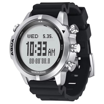 Herren Smart Taucheruhr 50M NDL Höhenmesser Barometer Kompass Tauchcomputer
