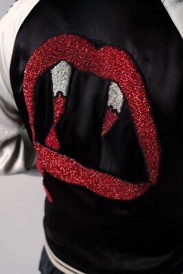 Saint Laurent Blood Luster Jacket Paris Souvenir Bomber Hedi