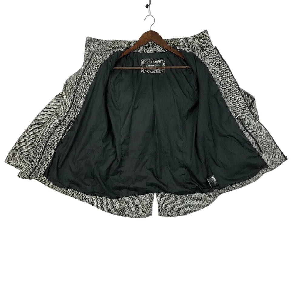 Hawk & Co. Outfitter искусственного меха с капюшоном пальто женщин SZ LG GUC - Изображение 3 из 4