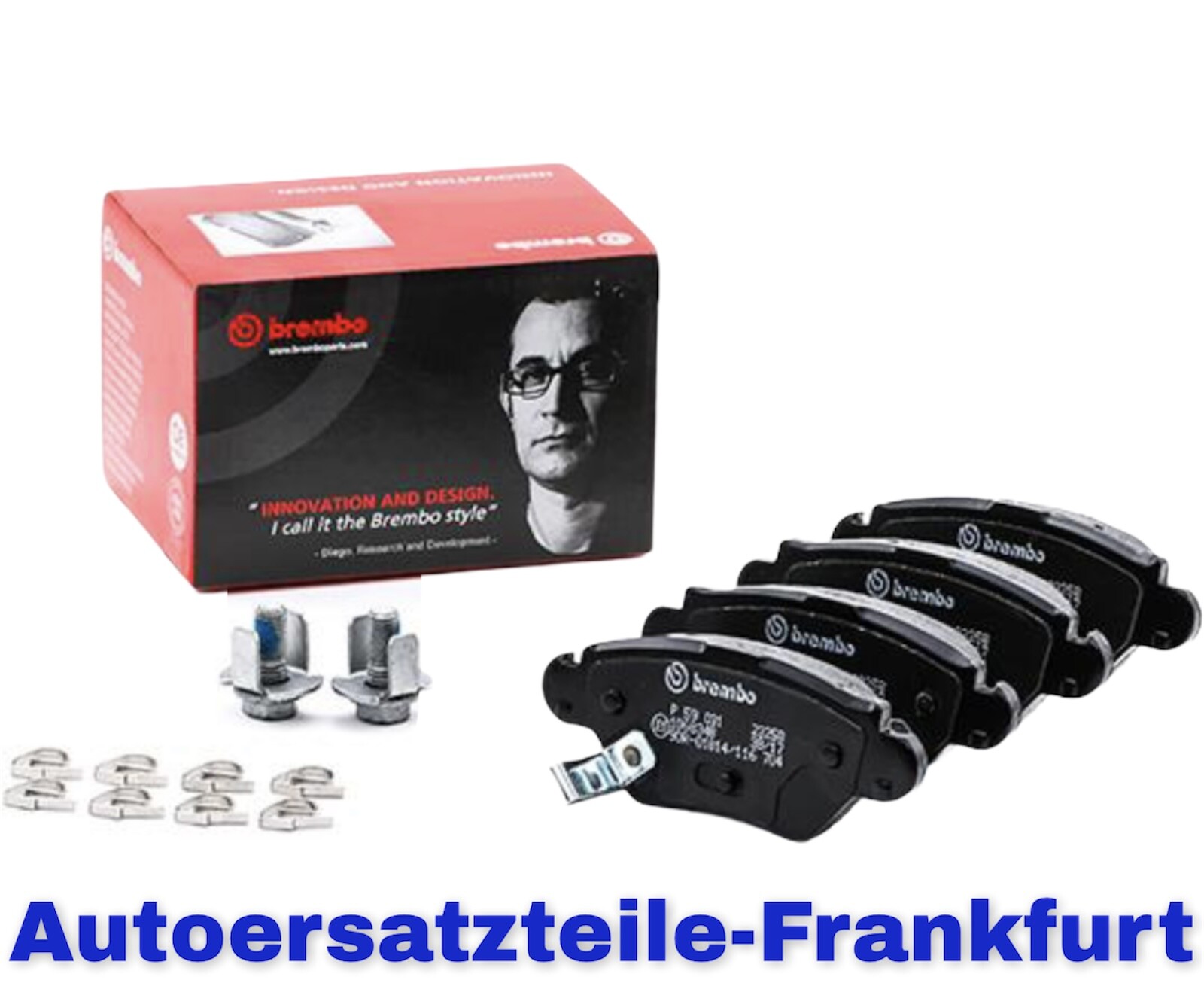 BREMBO P 59 031 Pastillas de freno trasero para Astra Zafira Astravan Corsa - Imagen 2