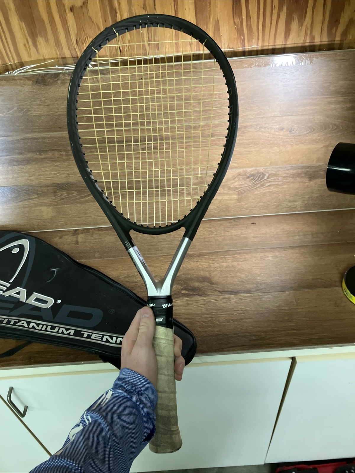HEAD ti.S6 Titanium Tennis Racquet Racket Black Silver 4 1/42 Needs