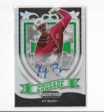 2021 Panini Prizm Draft Picks Crusade Silver Prizm Ky Bush Autograph #C-KB
