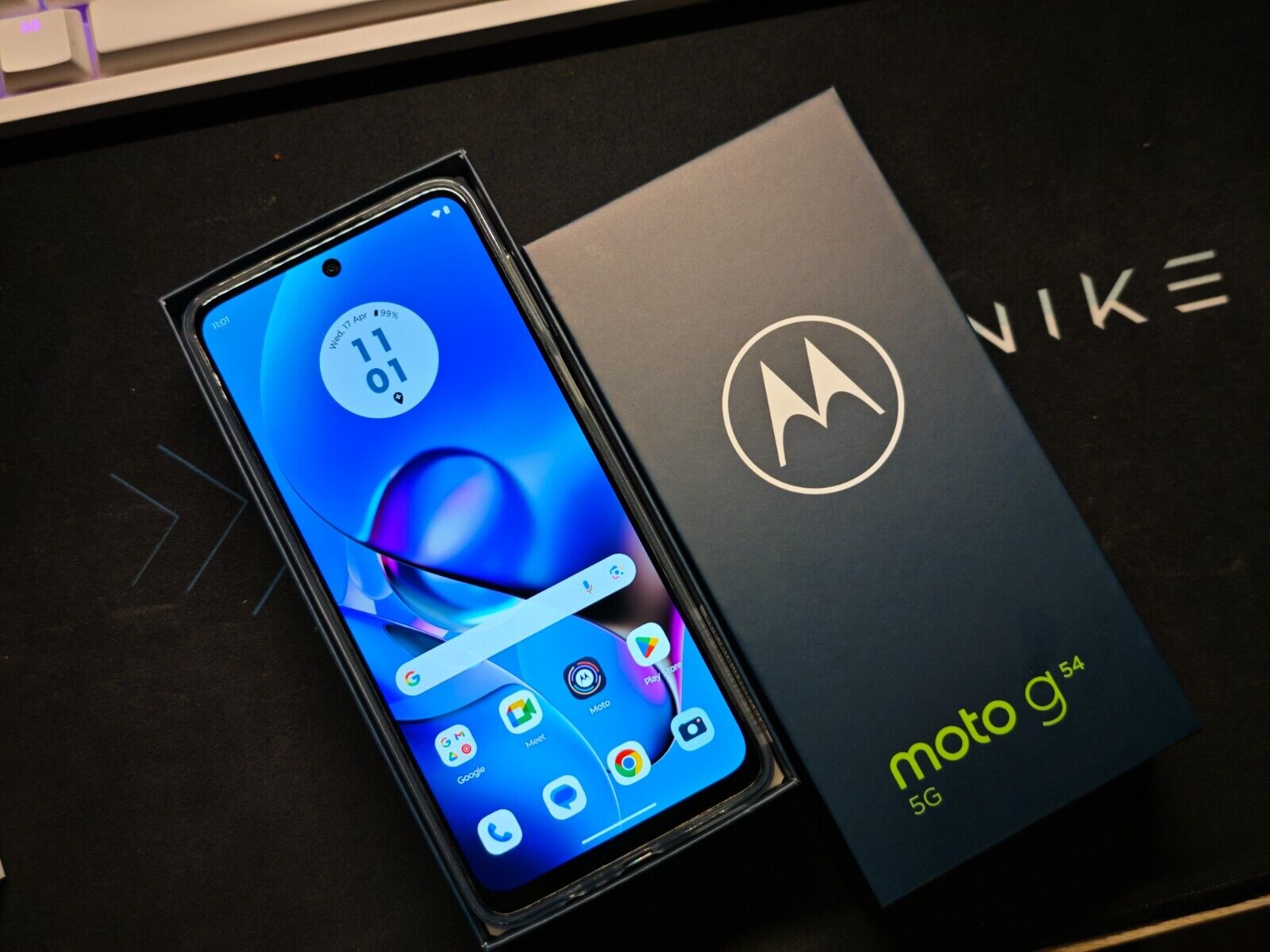 Motorola Moto g54 5G Indigo Blue 8GB/128GB Dual SIM AS NEW with 1yr Warranty