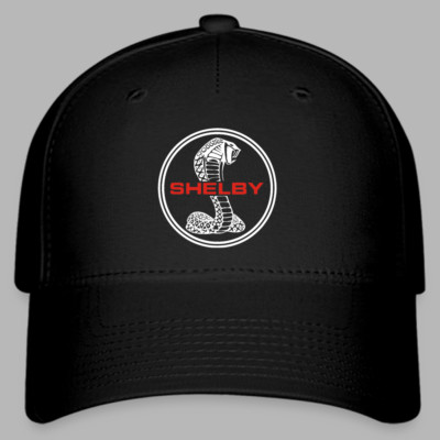 Shelby Cobra Classic Racing Car  Black Hat Baseball Cap Size S/M and L/XL