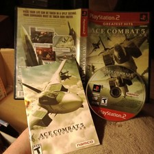Ace Combat 5 The Unsung War Sony PlayStation 2 2004 Complete. Ships Free