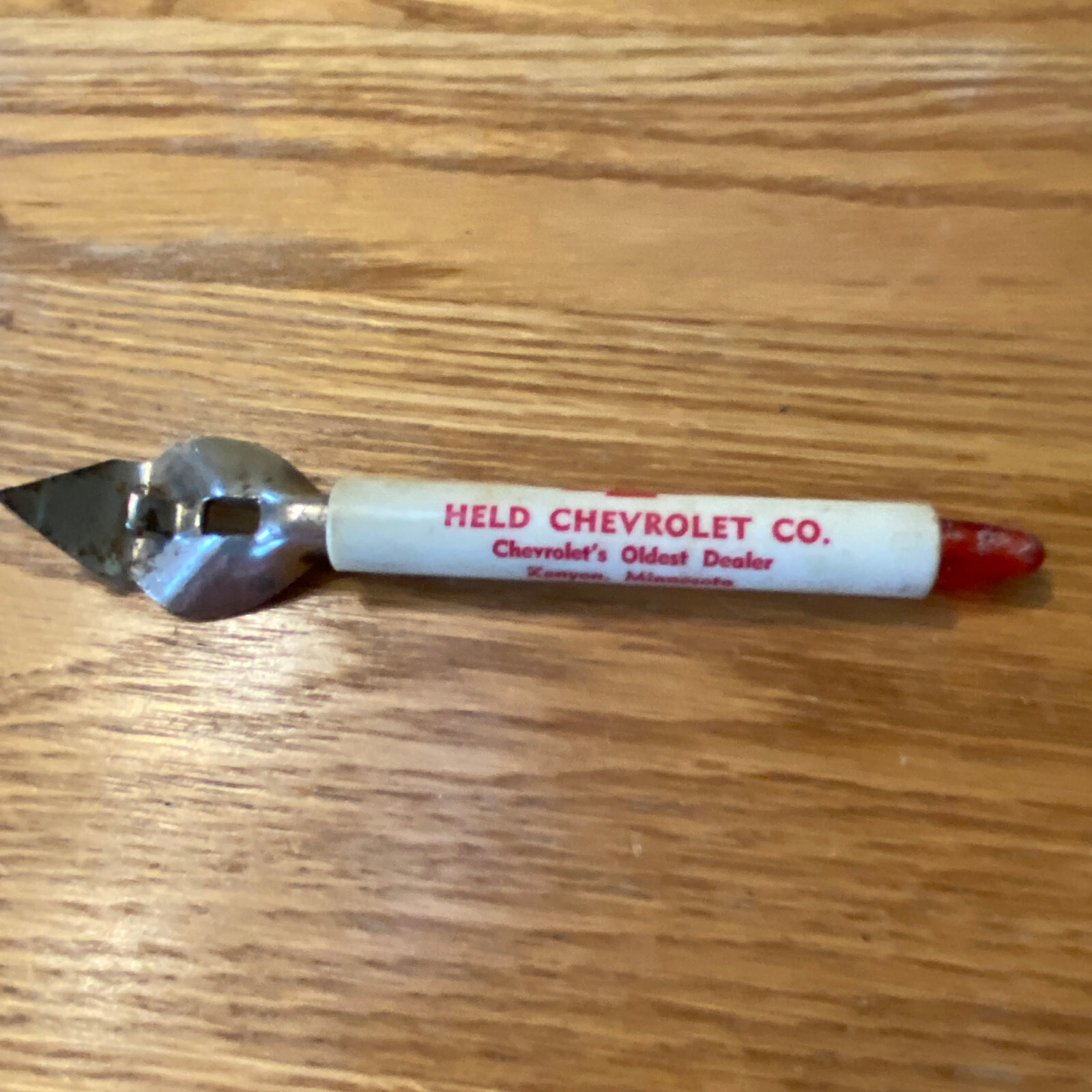 Vintage Held Chevrolet Car Dealership Bottle Opener Kenyon MN Rare Advertising eBay
