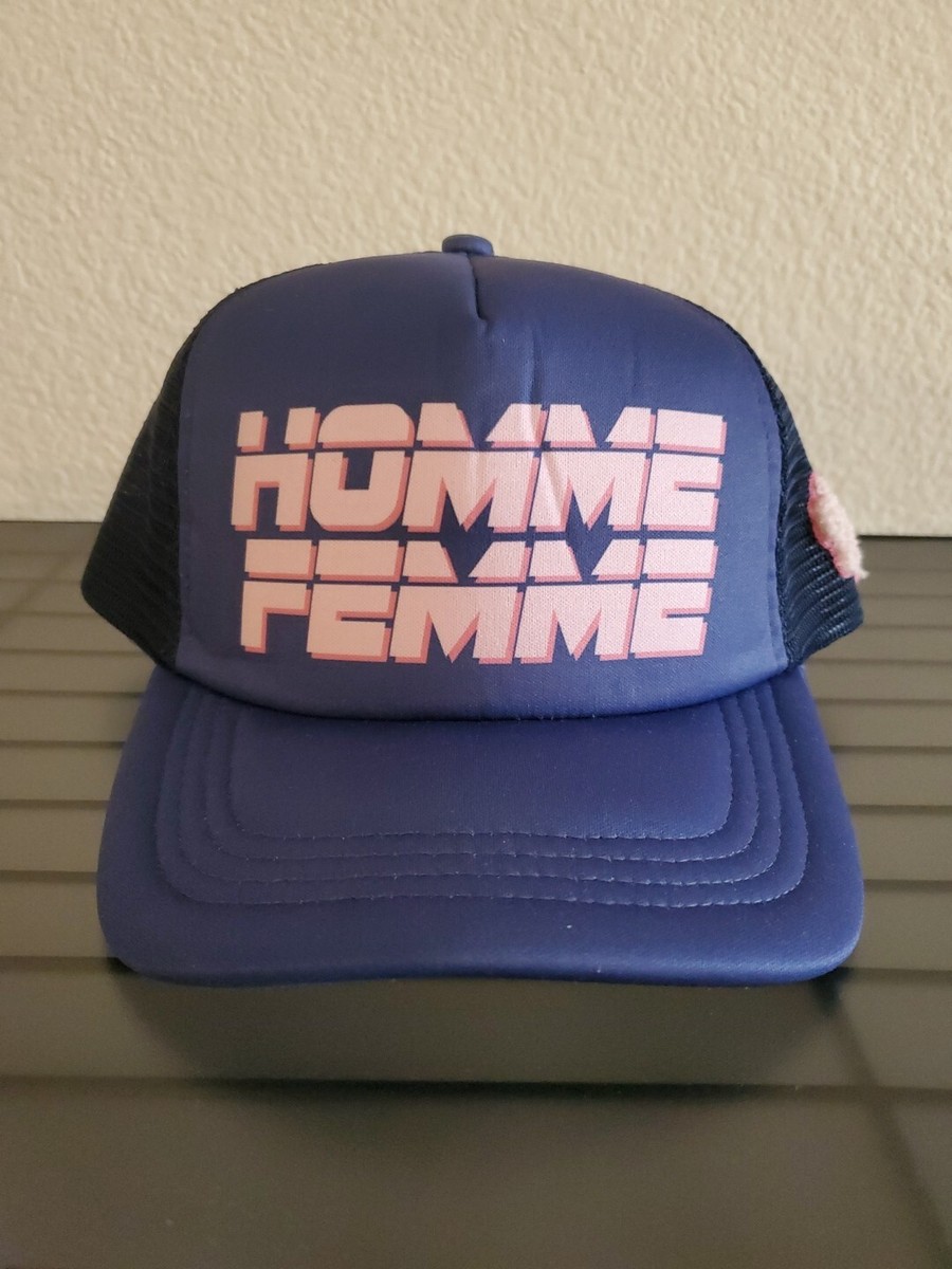 Homme + Femme Trucker Hat Purple Pink Embroidered Patch | eBay display picture 2