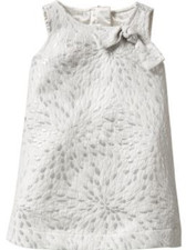 Girls Size 12m 18m Dress White Angel Costume Silver Winter Formal Bridesmaid 1y