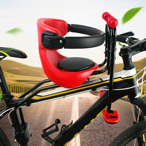 Asiento de bicicleta para niños bicicleta asiento para niños asiento de bicicleta delantero asiento de seguridad máximo 30 kg - Imagen 1 de 6