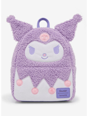 CYPBRANDS Hello Kitty, Sanrio, rugzak, tassen, Kuromi pluche, zwart, officieel product, zwart, standaard, casual