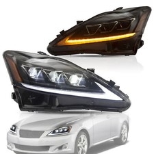 Led Headlights For Lexus Is250 Is250c Is350 Is350c Is220d Isf 06-14 Sequential