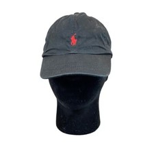 Polo Ralph Lauren Embroidered Pony Black Baseball Hat Boys 4-7