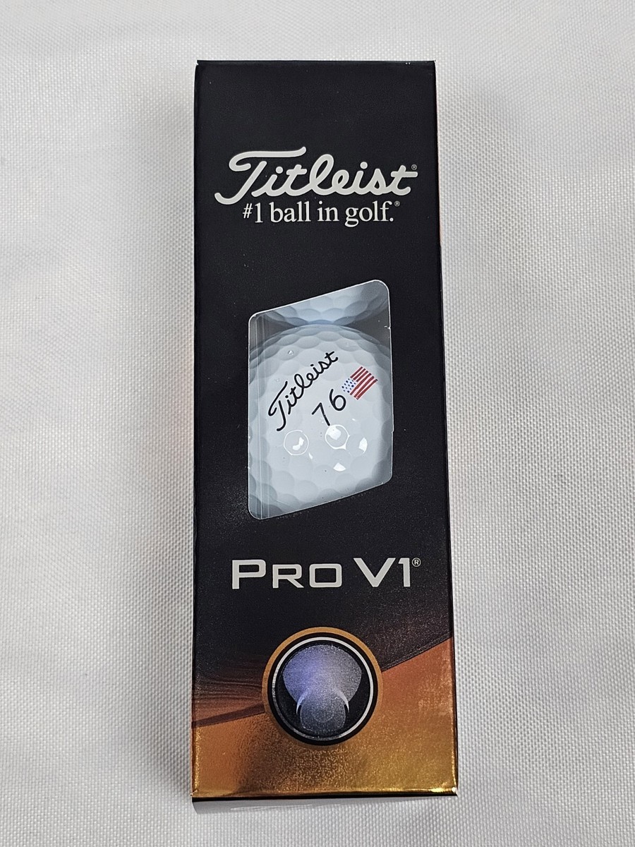 RARE Titleist Pro V1 July 4th 1776 Small American Flag Logo