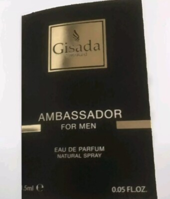 Gisada Ambassador  for men Eau de Parfum Herren Duft Spray Probe  1,5 ml 