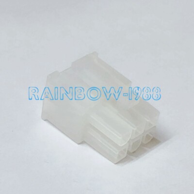 QTY:100 FOR molex connector 3901-2060 39012060 Rubber Housing 6P Pitch 4.2mm