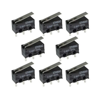 10 Pcs D2F-01L Microswitch Basic Switch