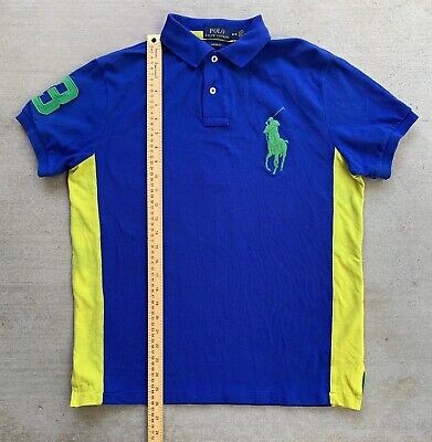 Men's Polo Ralph Lauren Brazil Flag Polo Blue 1078