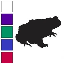 Toad Frog Amphibian, Vinyl Decal Sticker, Multiple Colors  Sizes 2866
