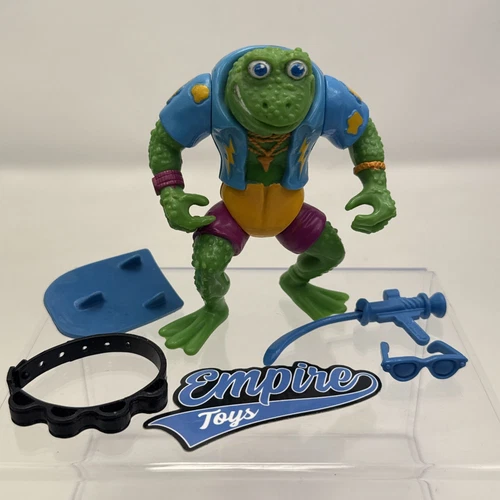 Genghis Frog Teenage Mutant Ninja Turtles TMNT 1989 Playmates Vintage Figure