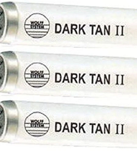 Dark Tan II Tanning Bed Lamps Bulbs F73 T12 100W Sunquest Sunvision Lot of 16