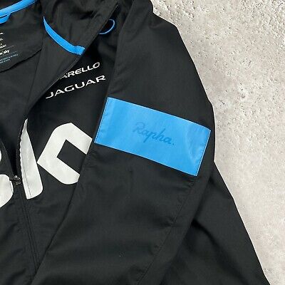 Rapha Men's Cycling Packable Lightweight Hooded TEAM SKY Pro Rapha Men's Cycling Packable Lightweight Hooded TEAM SKY Pro