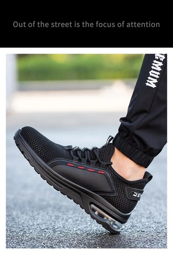 Zapatos de trabajo para hombre Zapatos de seguridad 36 a 48 niños Zapatillas de protección Zapatos - Imagen 10 de 21